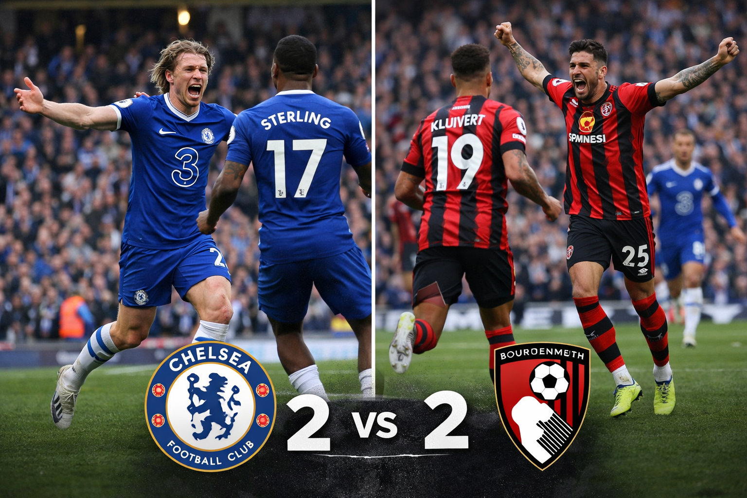 Pertandingan Chelsea vs Bournemouth