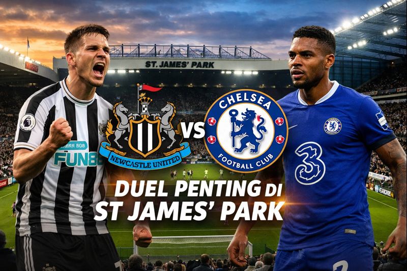 Prediksi Newcastle vs Chelsea 20 Desember 2025 Premier League St James’ Park