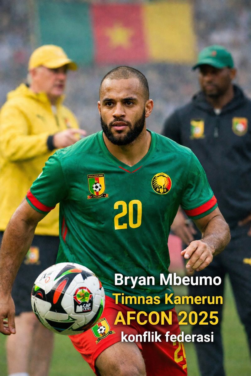 Bryan Mbeumo Timnas Kamerun AFCON 2025 konflik federasi