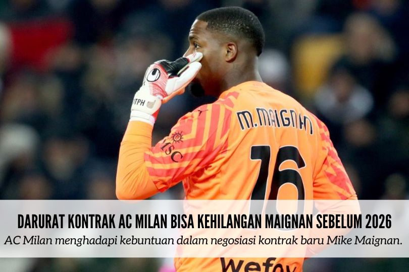 Darurat Kontrak AC Milan Bisa Kehilangan Maignan Sebelum 2026