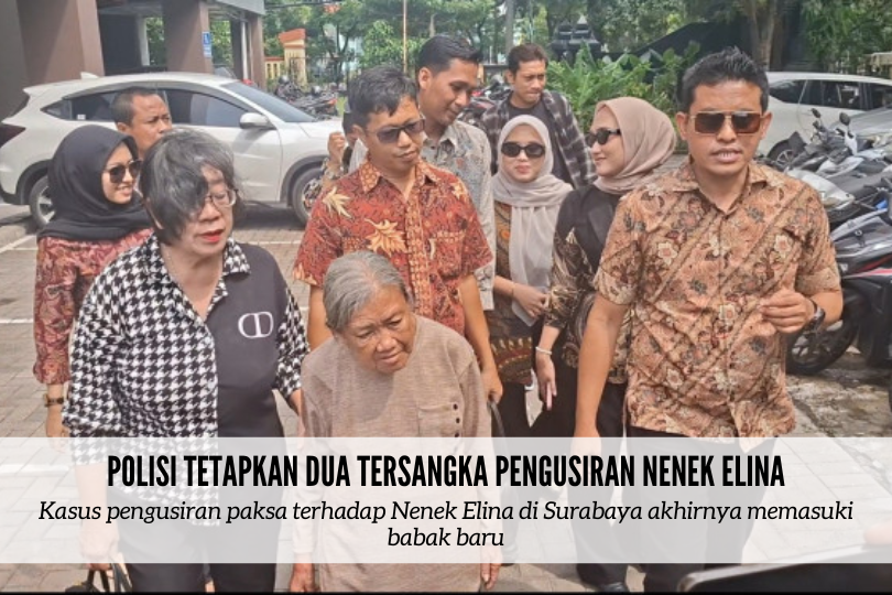 Polisi Tetapkan Dua Tersangka Pengusiran Nenek Elina