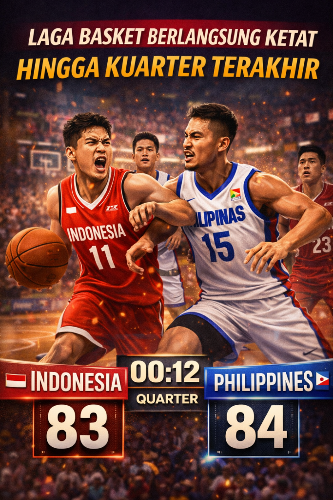 Laga Basket Berlangsung Ketat hingga Kuarter Terakhir