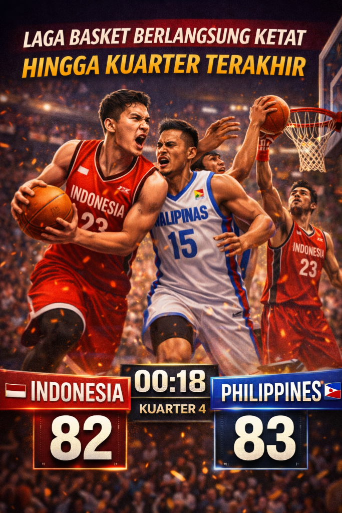 Laga Basket Berlangsung Ketat hingga Kuarter Terakhir
