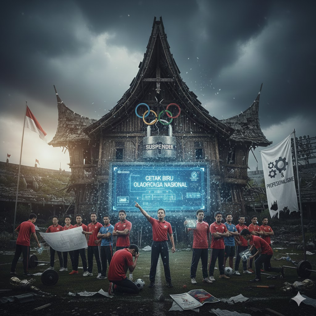 Dunia olahraga Indonesia kembali diguncang badai besar di pengujung tahun 2025
