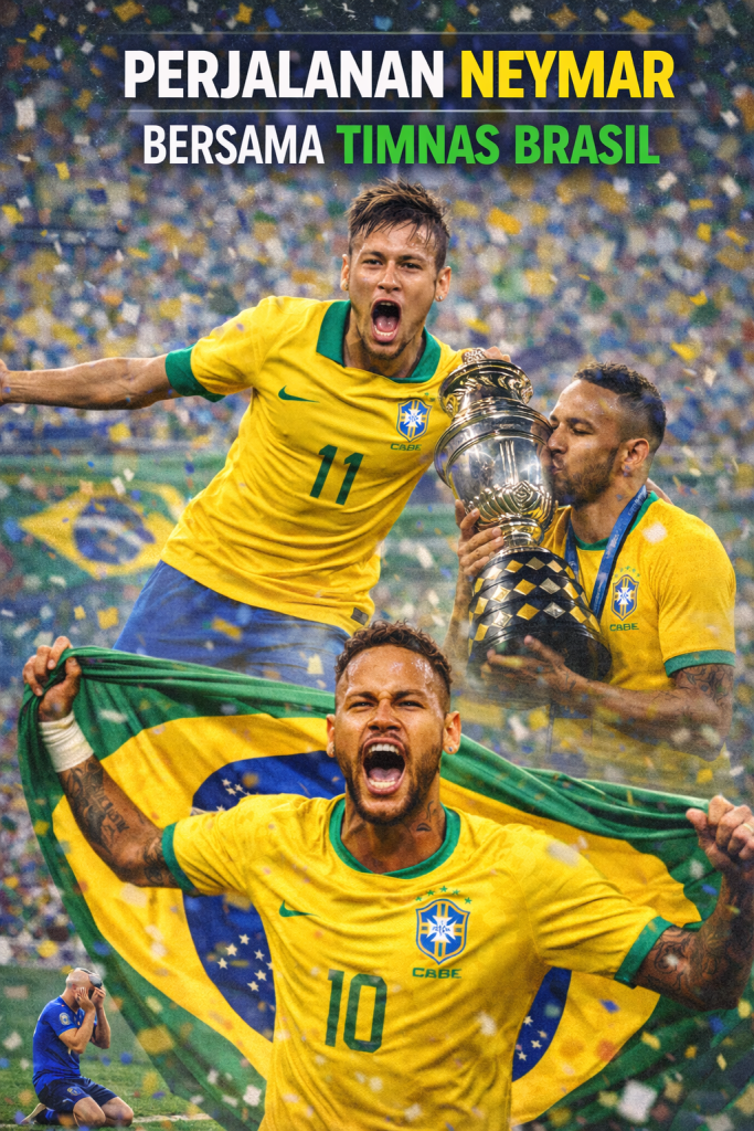 Perjalanan Neymar Bersama Timnas Brasil