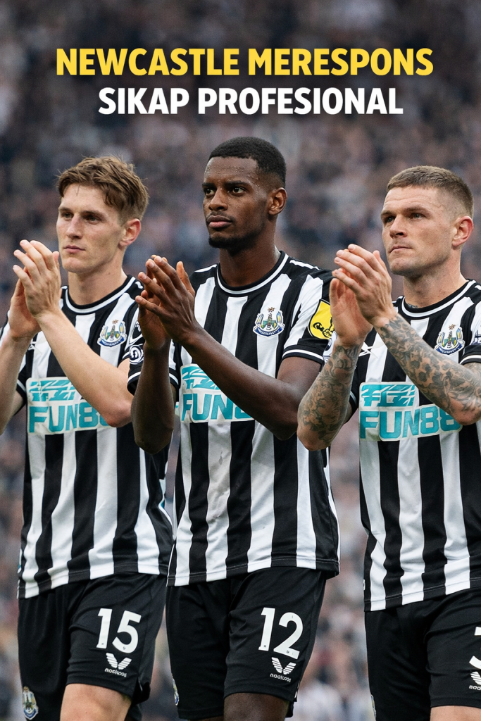 Newcastle Merespons Sikap Profesional
