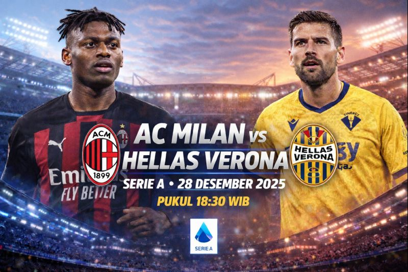 Prediksi Milan vs Verona 28 Desember 2025 di Serie A