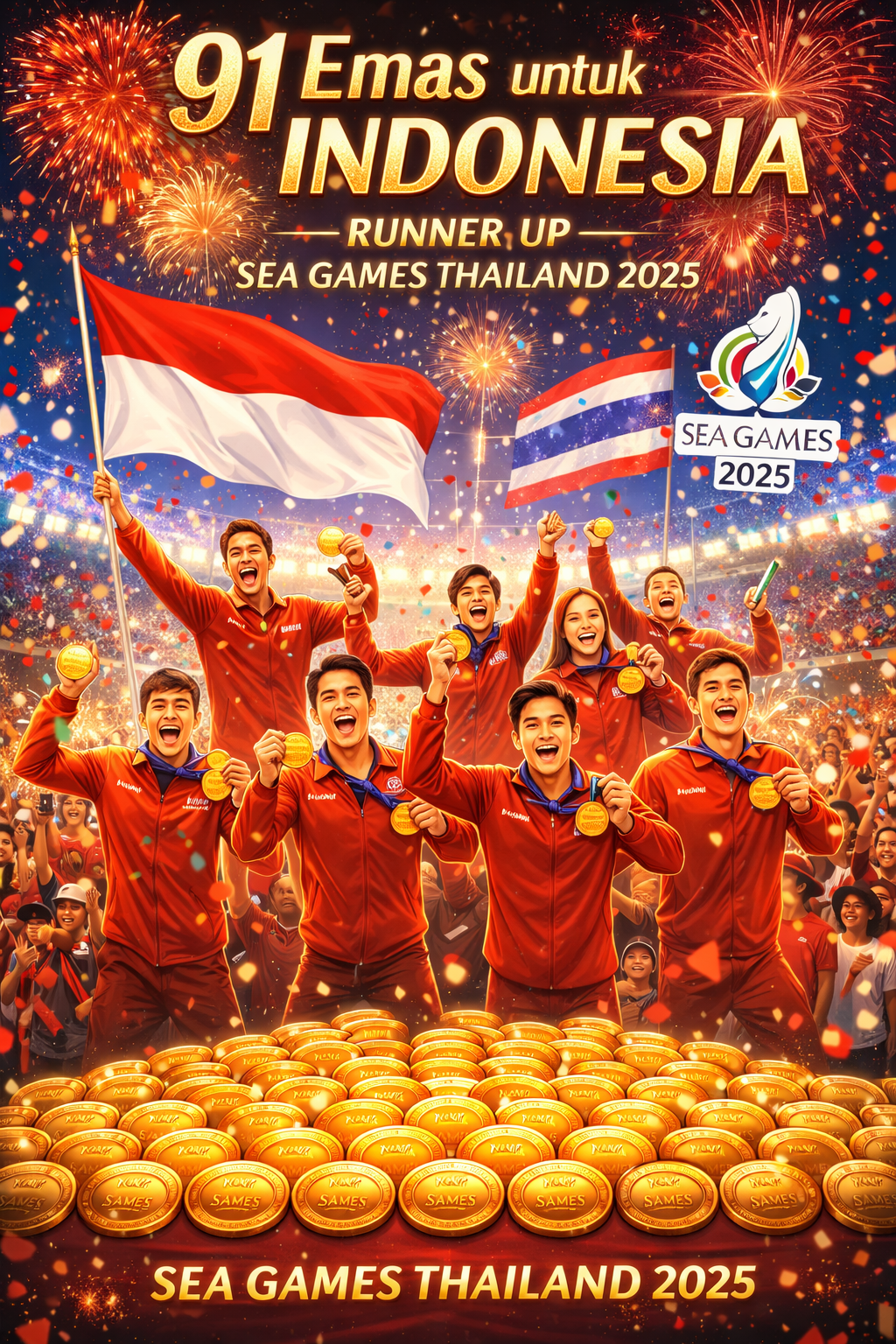 Runner Up SEA Games Thailand 2025