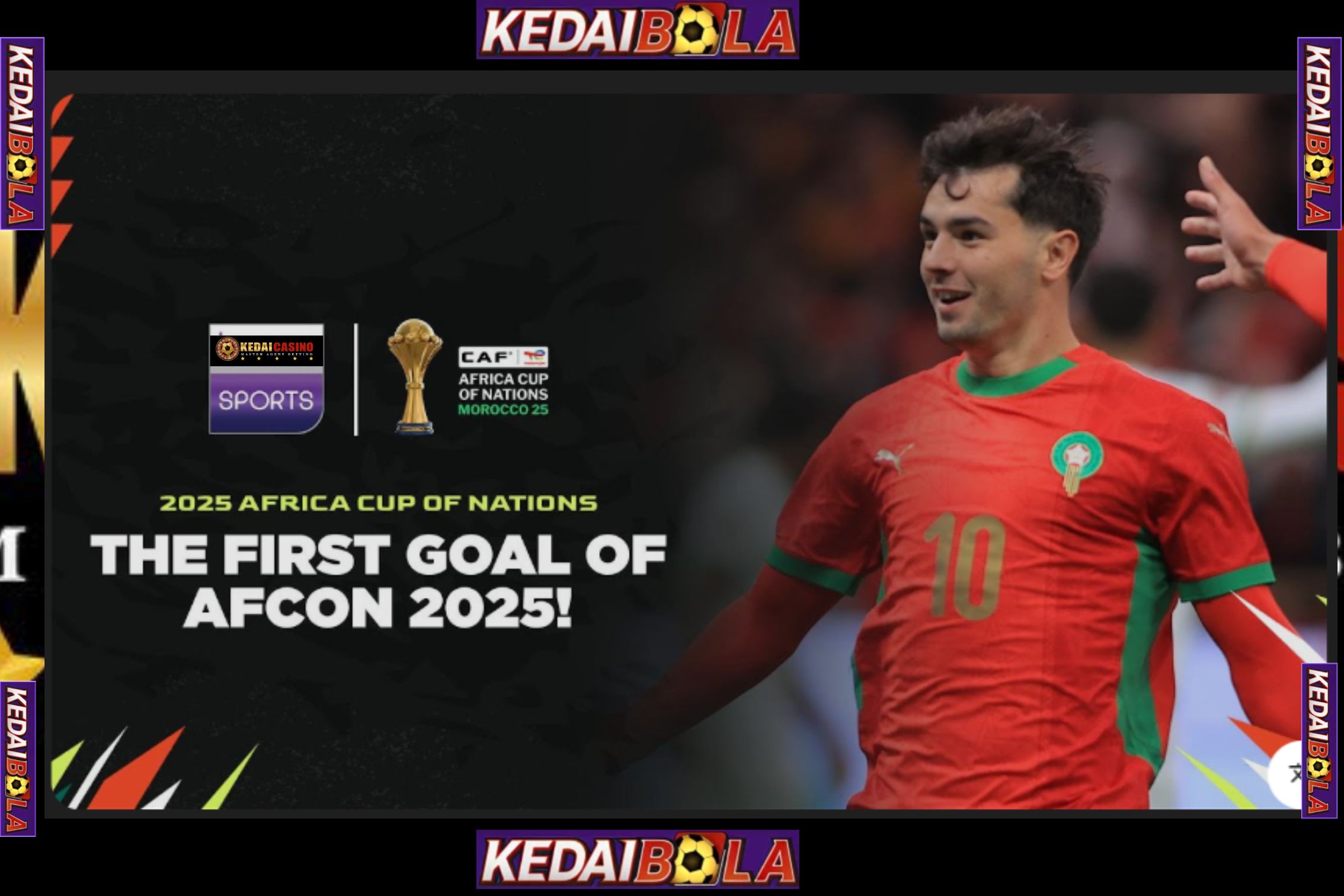 Brahim Diaz gol pertama AFCON 2025