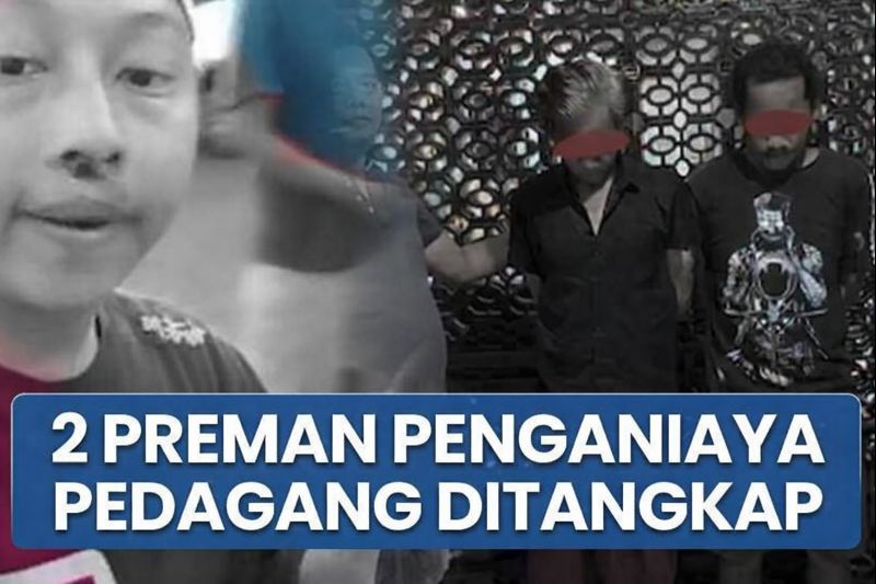 2 Preman BKT yang Palak dan Aniaya Pedagang Ditangkap Polisi