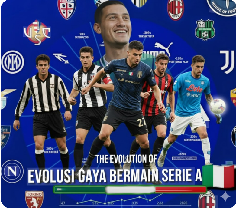 Evolusi gaya bermain Serie A