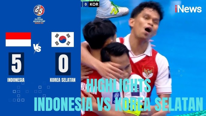 Indonesia vs Korea Selatan (5-0)