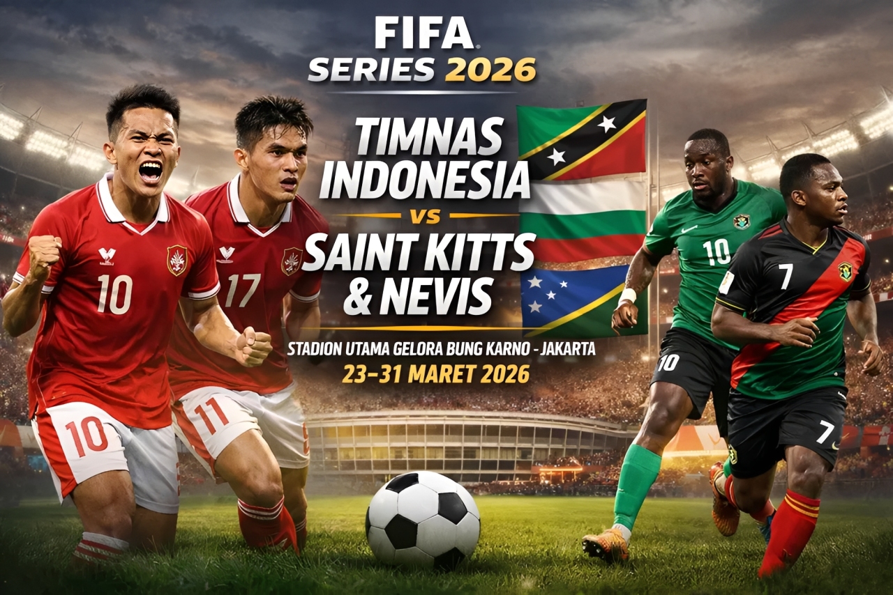 Timnas Indonesia bersiap menghadapi Bulgaria, Saint Kitts and Nevis, dan Kepulauan Solomon di FIFA Series 2026 di Gelora Bung Karno.