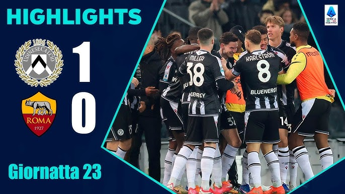 Udinese vs Roma 1-0
