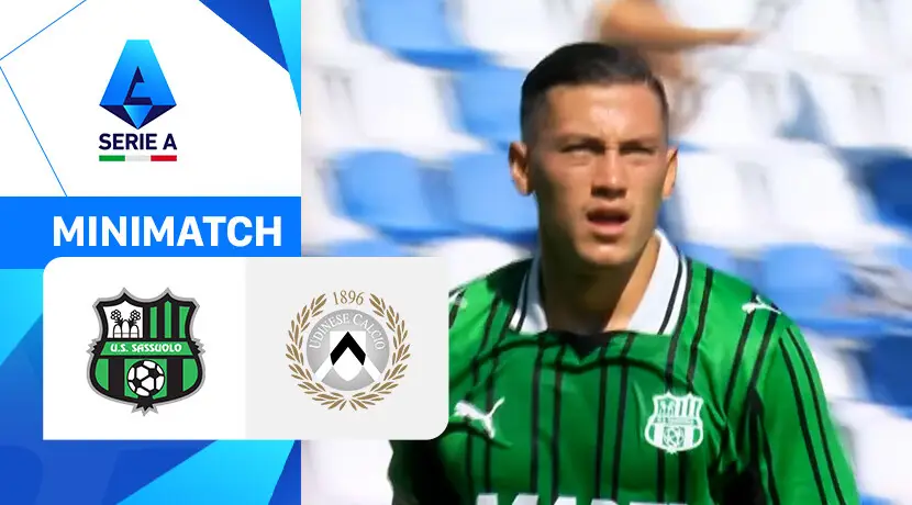 UDINESE-SASSUOLO 1-2