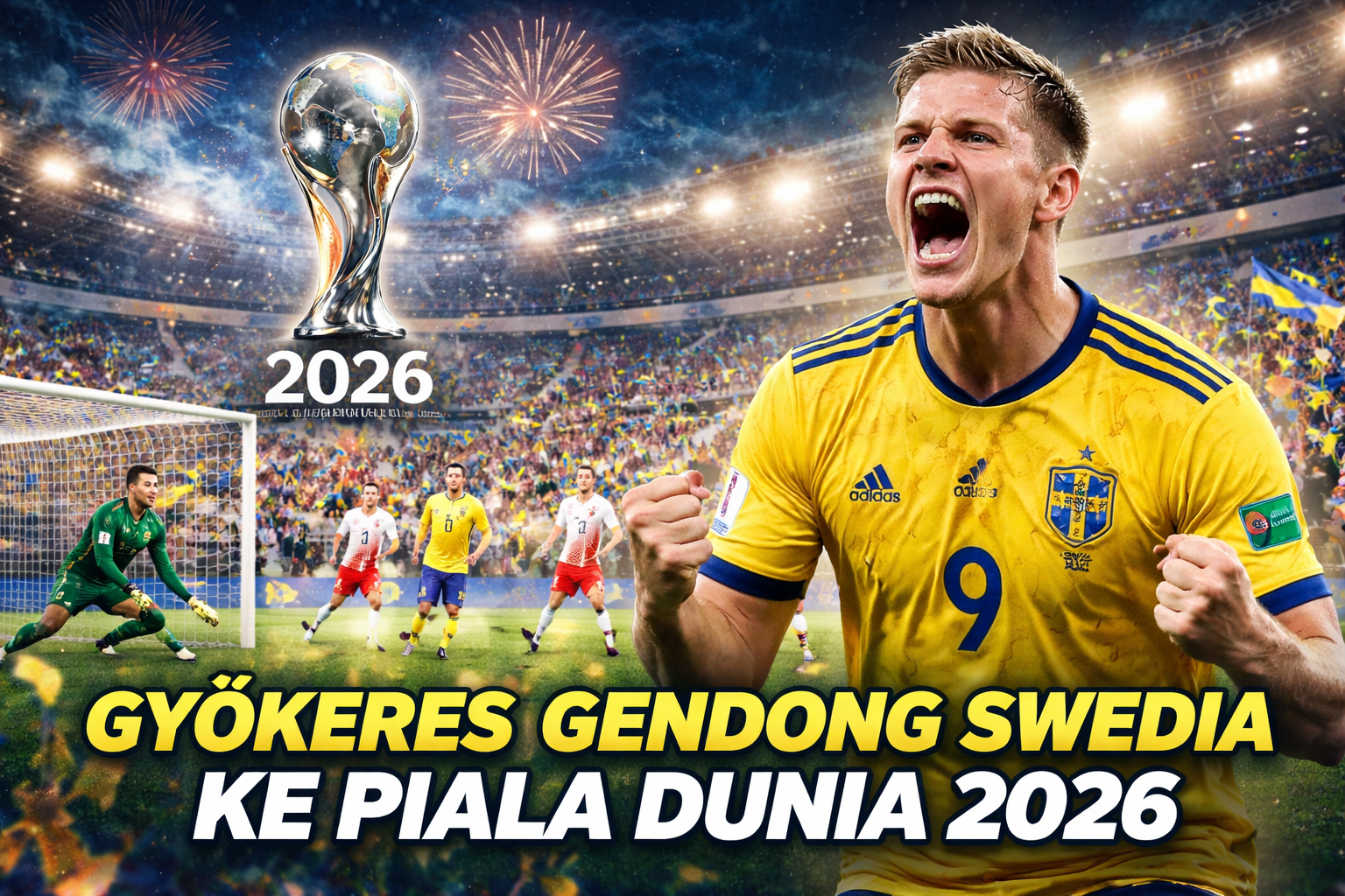 Viktor Gyokeres Gendong Swedia ke Piala Dunia 2026